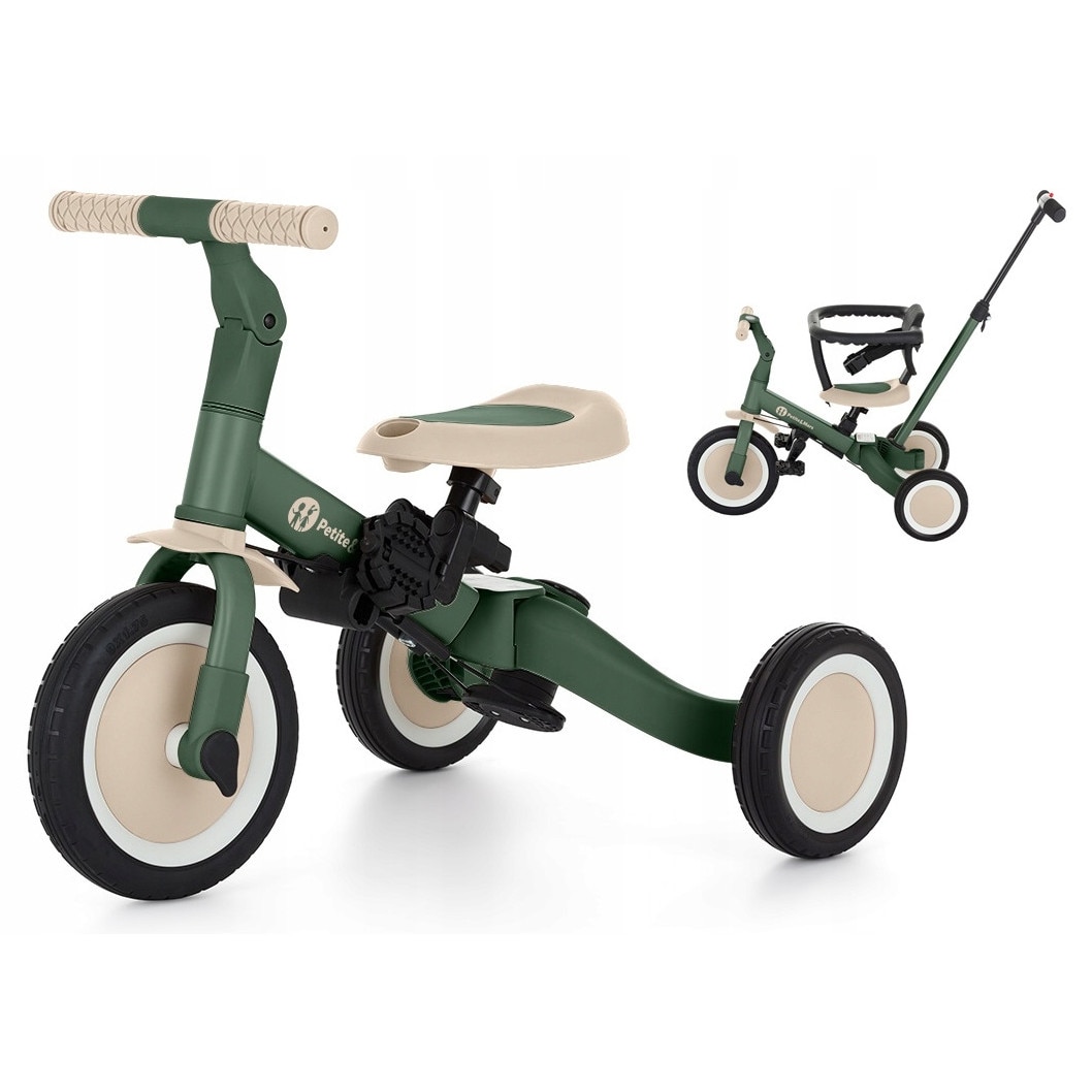 Tricicleta, Petite&Mars, Turbo, 5 in 1, Multifunctionala, Vehicul