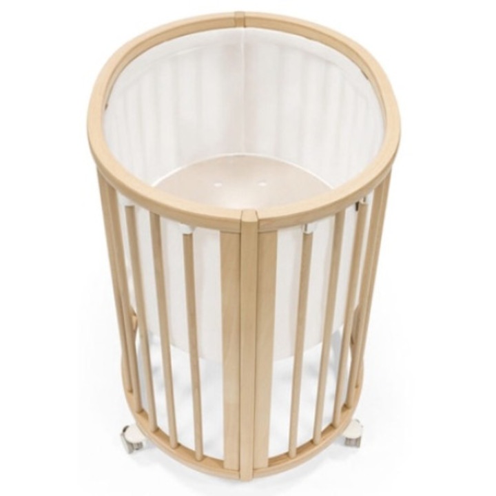 Husa protectie patut Stokke Sleepi Mini v3, respirabila, alb