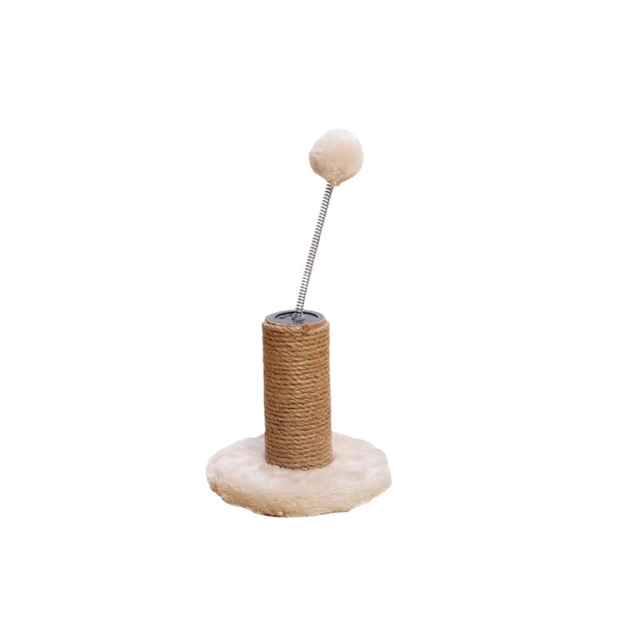 Jucarie interactiva pentru pisici, sisal, 30x16 cm