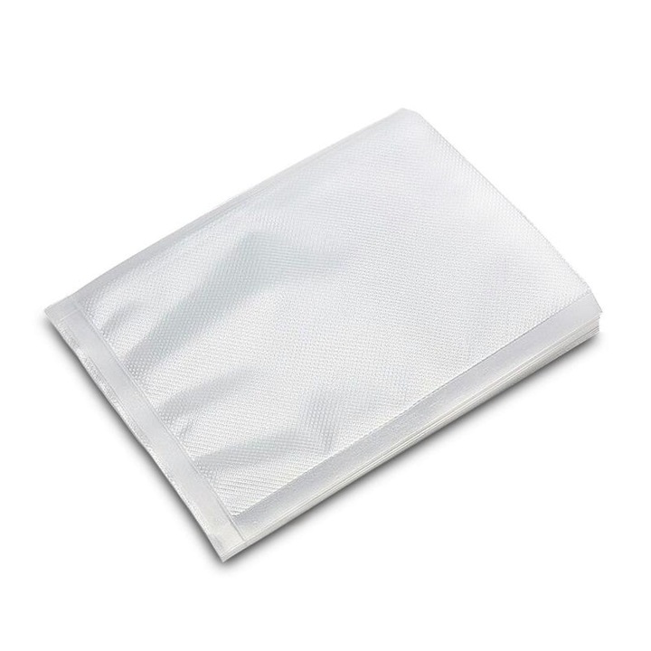 Set 100 bucati, Pungi Gofrate pentru vidat, 20x20cm, 90 microni