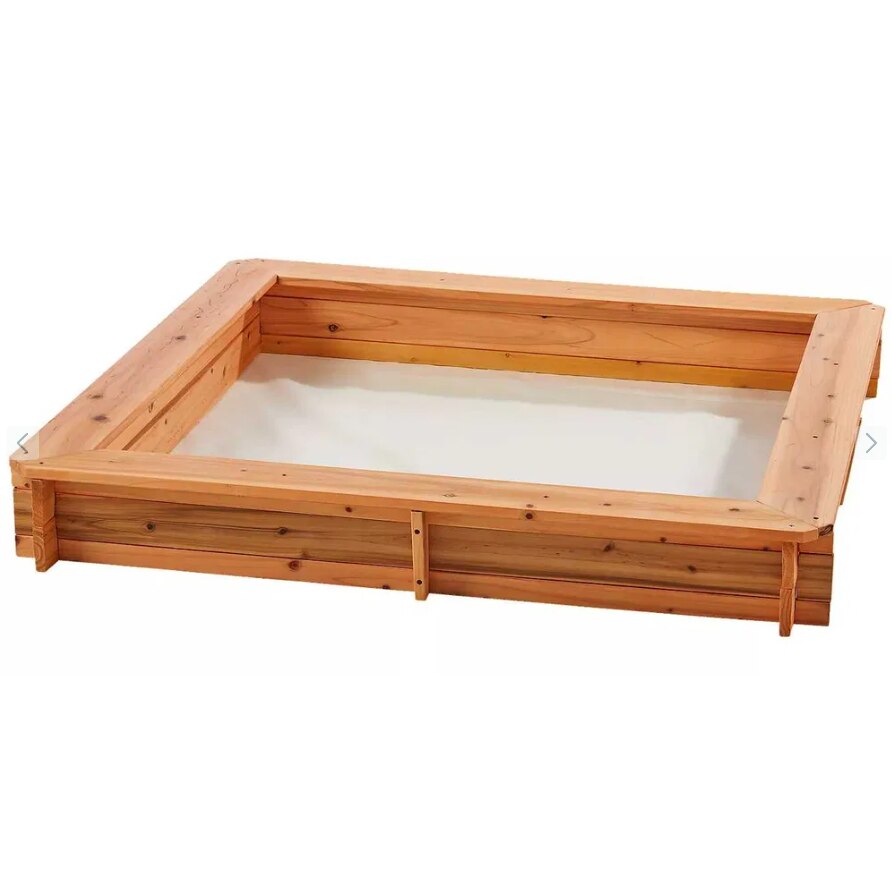 Spatiu de joaca tip cutie/lada nisip pentru copii, lemn masiv tratat