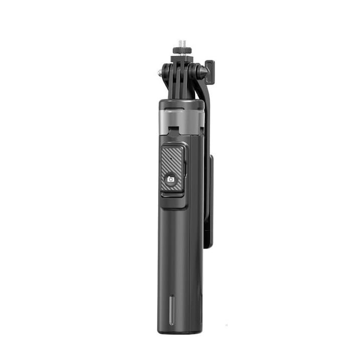 Статив WALALLA Selfie Stick, 53 инча, регулируеми LED светлини, ротация на 360 градуса, дистанционно управление, черен