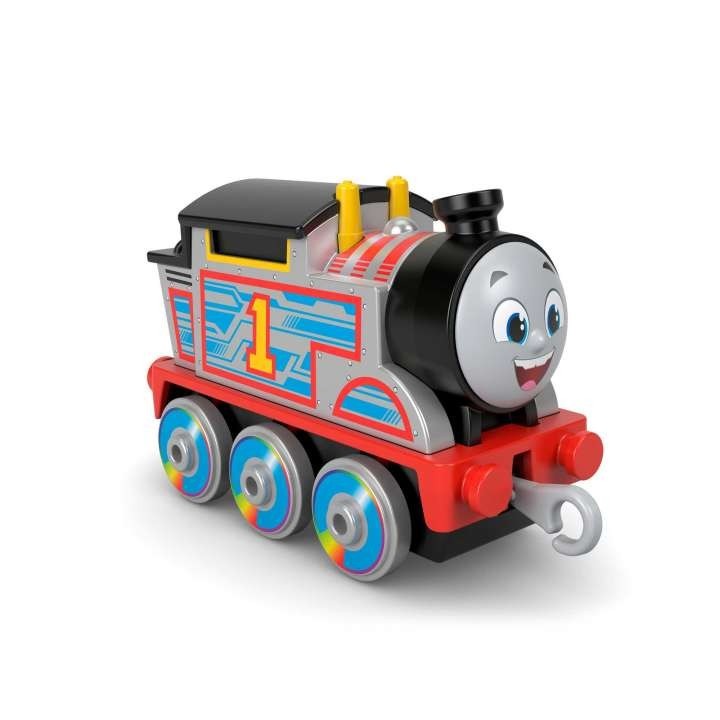 Играчка Fisher Price Локомотив Томас, смяна на цвета, метал, 3+ години