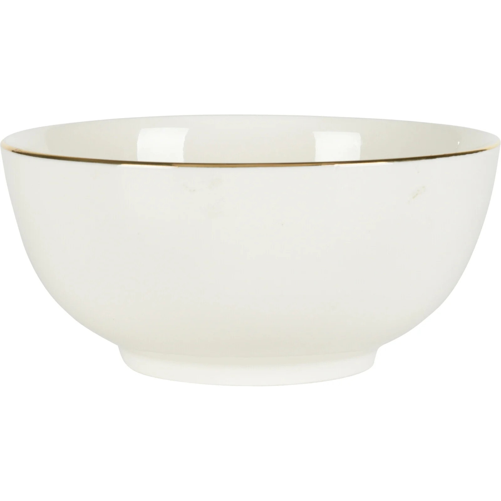 Siaki Collection Bol de porțelan alb 19x9cm, 1,5 litri