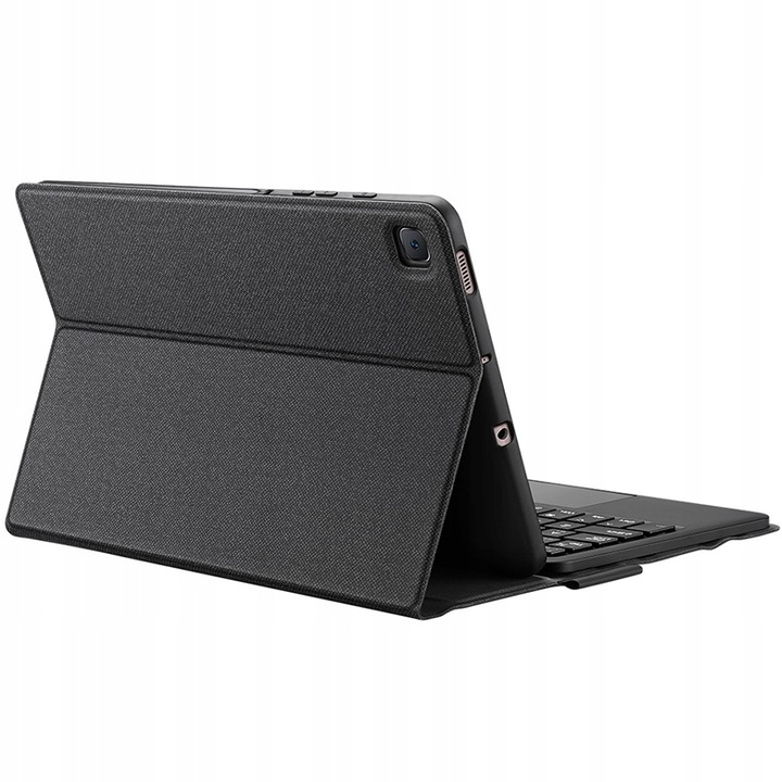 Husa cu tastatura, DuxDucis, Bluetooth, Compatibil cu Galaxy Tab S6 Lite, Negru