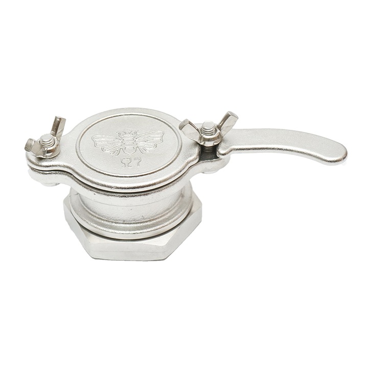 Robinet din inox pentru maturator miere 58mm