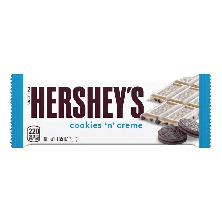 Ciocolata Hershey's Cookies N Creme 43g