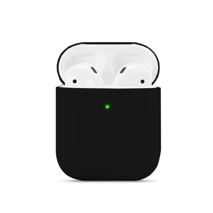 Omni szilikon tok AirPodshoz, fekete