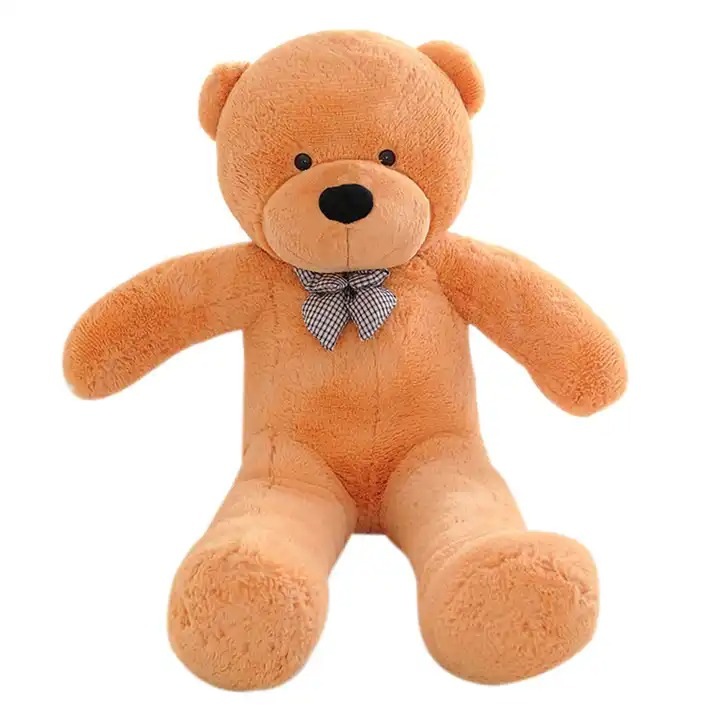 Плюшена играчка ТЕА, Мечок, светло кафяв, 90 см