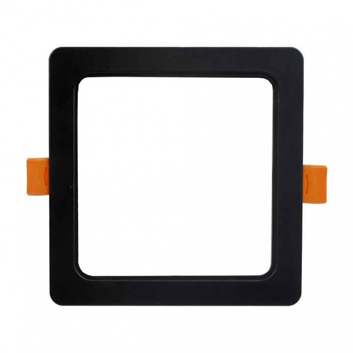 LED hold Lightex CARO, Nedvességálló, 220V, 12W, IP54, CCT, 960lm, 145x145mm/120x120mm, fekete