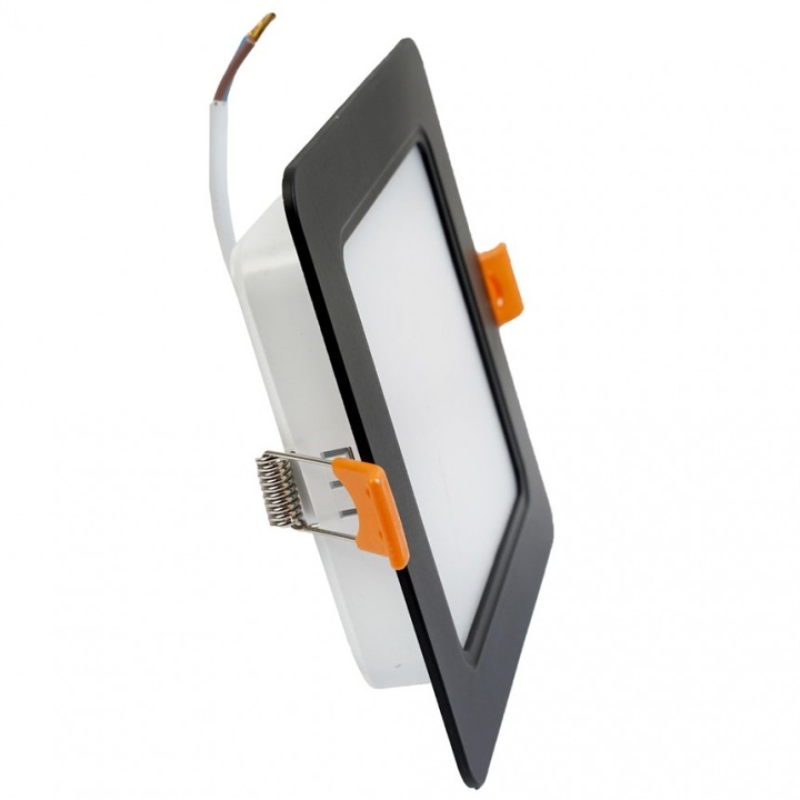 LED луна Lightex CARO, Влагозащитена, 220V, 24W, IP54, CCT, 1920lm, 220x220mm/200x200mm, Черен