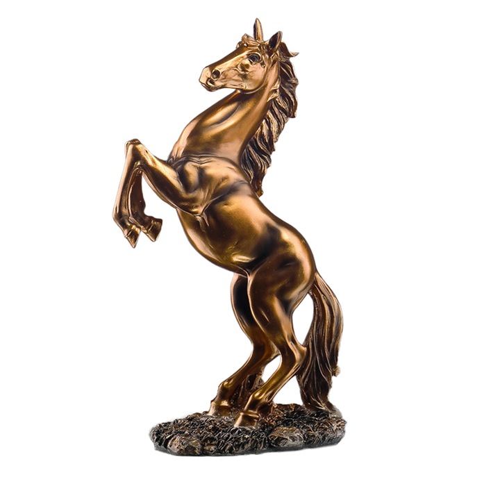 Statueta Cal, Rasina, Maro, 31.5x17x8cm