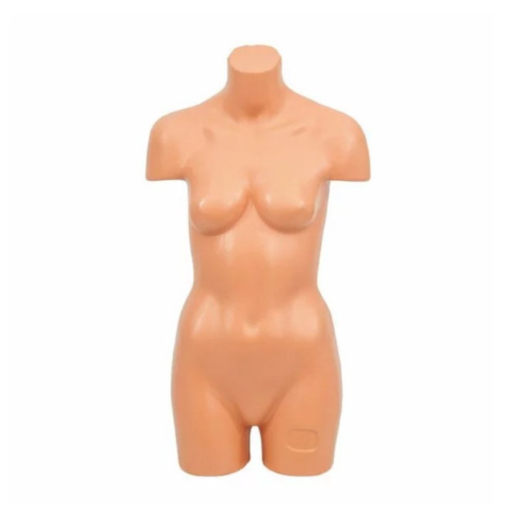 Bust manechin dama ShopHome din plastic cu agatatore pentru scarita 81 cm