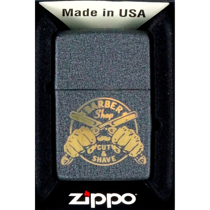 Bricheta Zippo Barber Shop Design, Multicolor