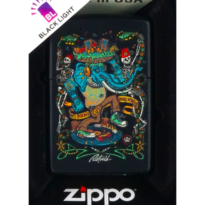 Bricheta Zippo Rick Rietvield Design, Multicolor