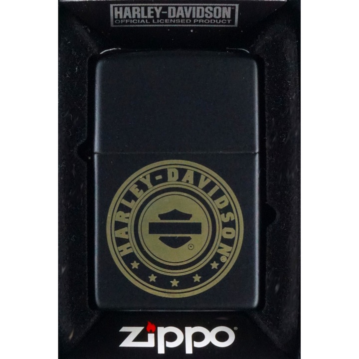 Bricheta Zippo Harley Davidson 8, cadou ideal, cu garantie pe viata, in cutie originala