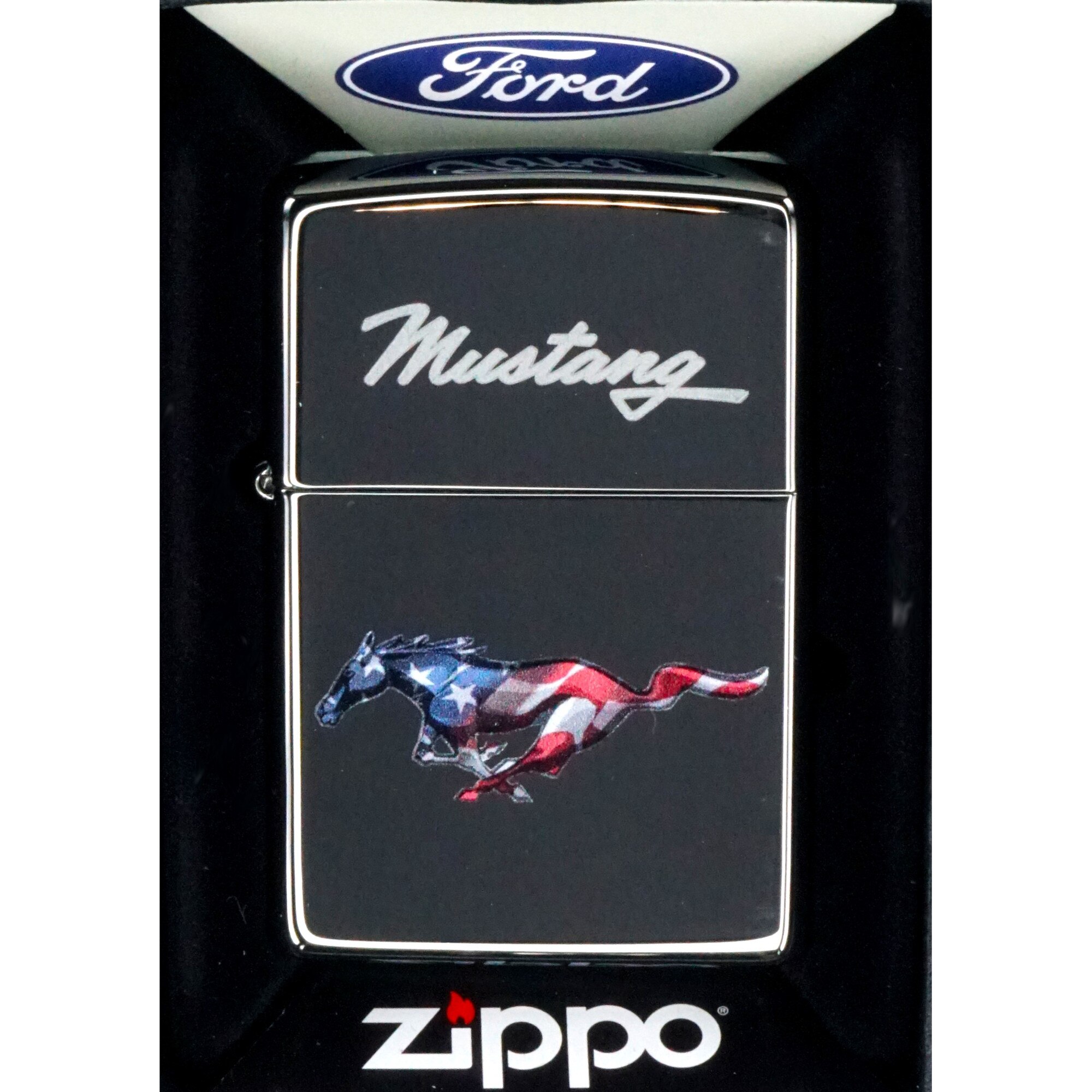 Bricheta Zippo Ford, cu cutie cadou, garantie pe viata - eMAG.ro