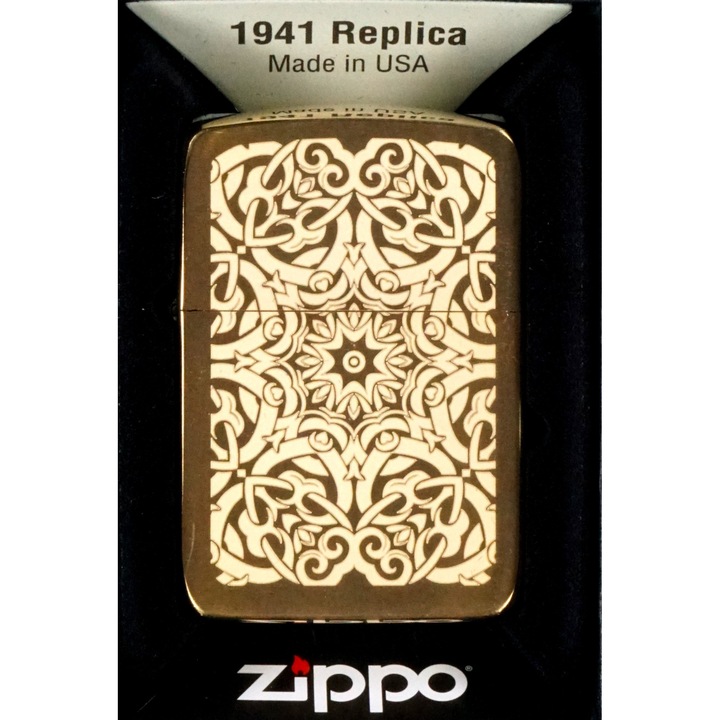 Bricheta Zippo, Design Ornamental, cu Cutie Cadou, Garantie Pe Viata