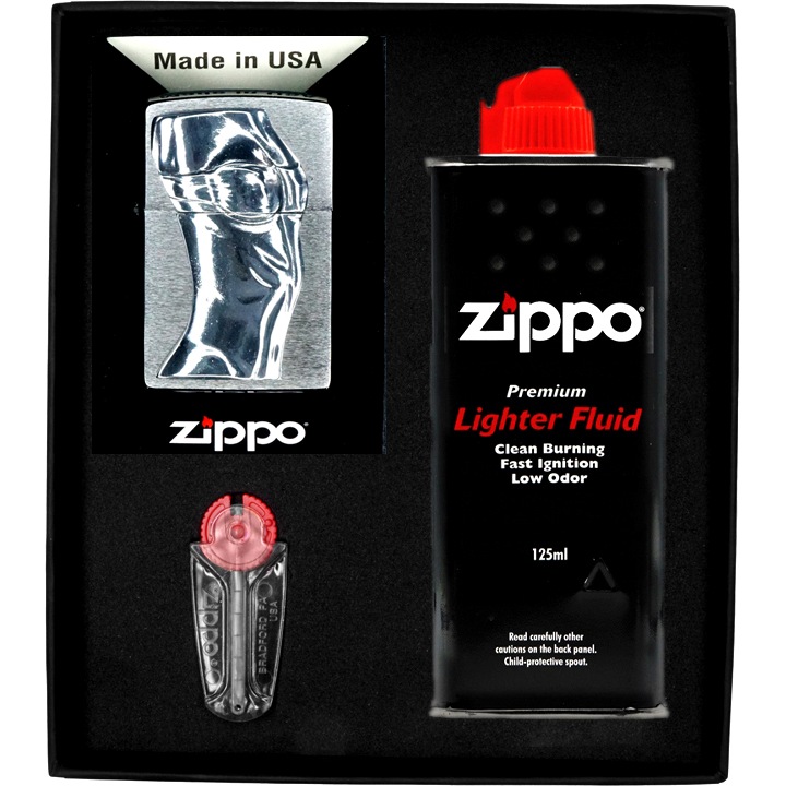 Set Bricheta Zippo Women Torso, WINDPROOF, in cutie cadou