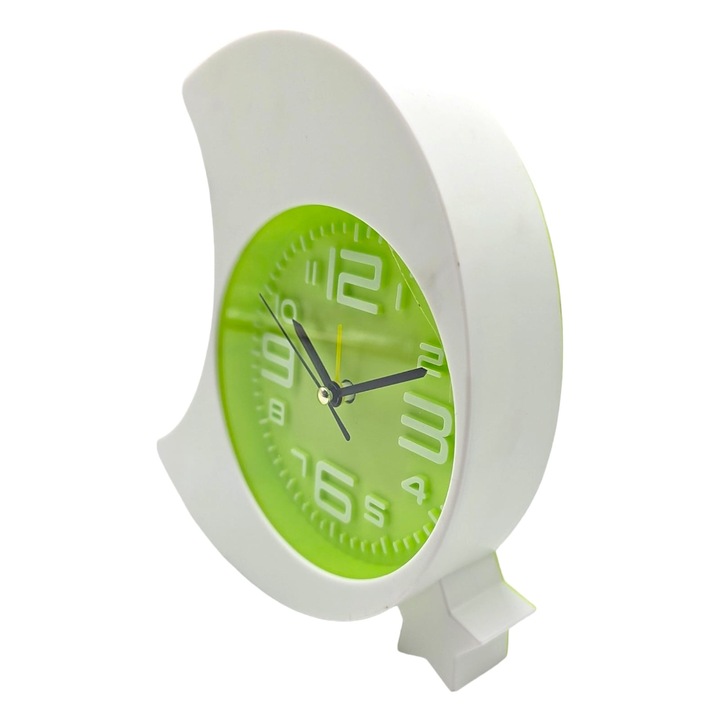 Ceas de masa, forma semiluna 18 cm, verde