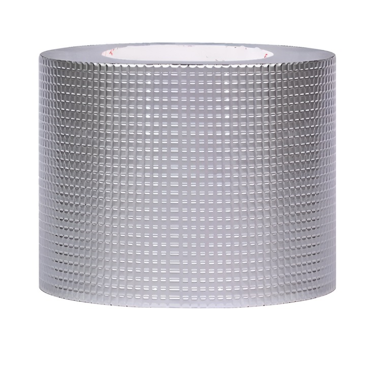 Самозалепваща лента за ремонти, eSimplu®, с алуминиево покритие, водоустойчивост, повишена адхезия, 15 см ширина