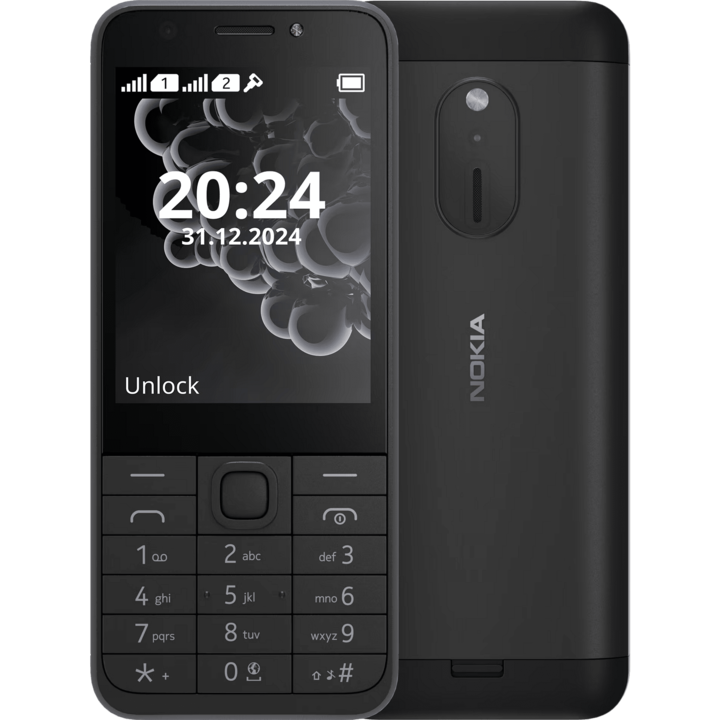 Telefon mobil Nokia 230 (2024), Negru
