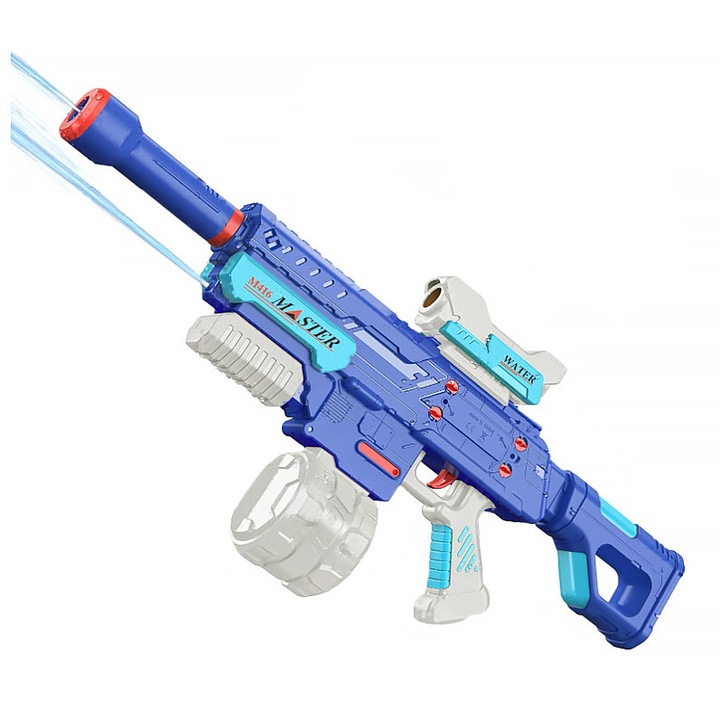 Pistol electric cu apa pentru copii, Albastru