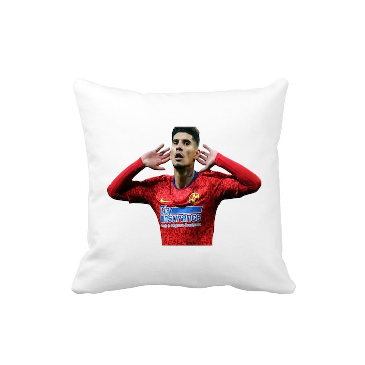 Perna cu Florinel Coman, 40 x 40 cm, suporter FCSB, poliester, alba