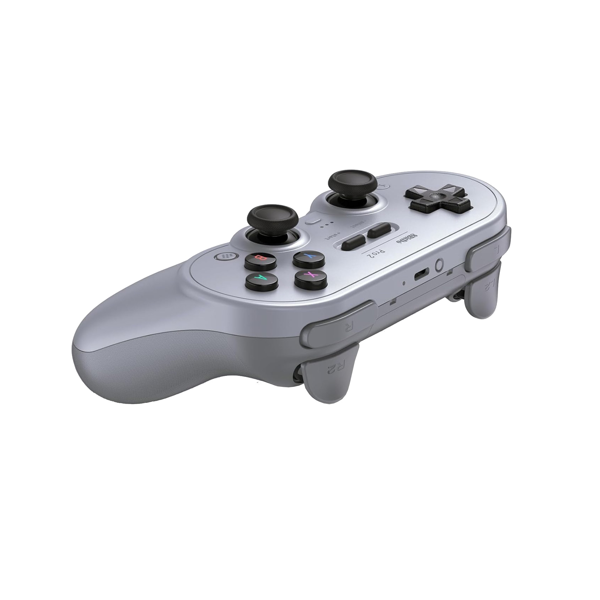 Controller 8bitdo Pro 2 Gamepad Hall Edition Grey - eMAG.ro