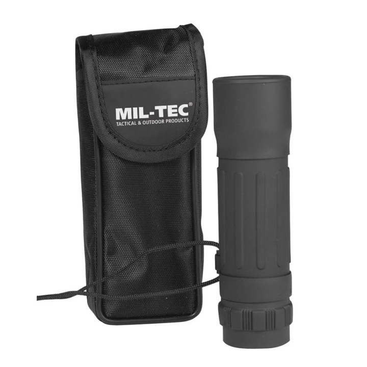Монокъл Mil-Tec, найлон, 10X25, 63 g, черен