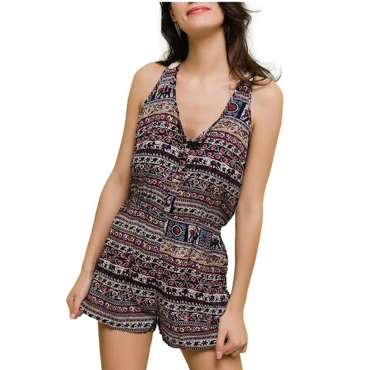 Női jumpsuit Lilie Rose Paris Oriental, Többszínű, L/XL EU