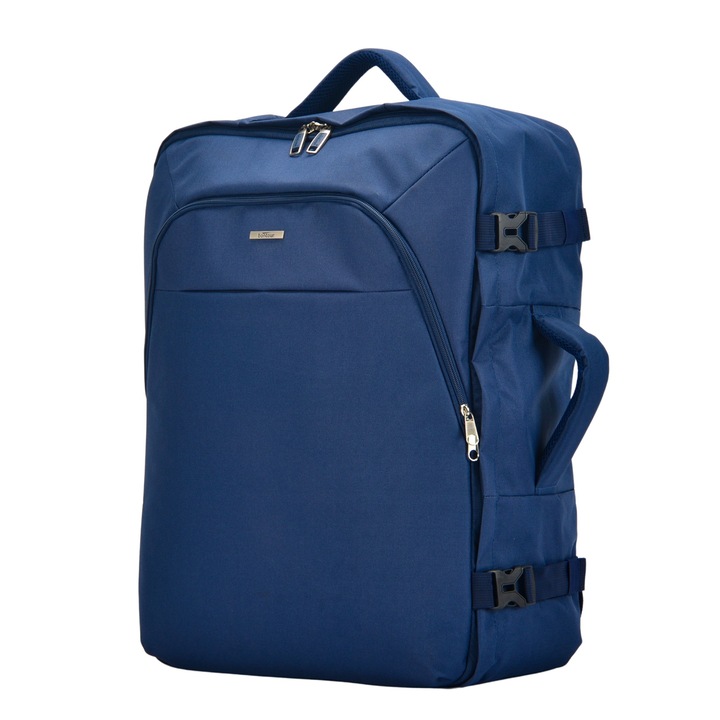 BONTOUR air utazó hátizsák, kabin méretű kézipoggyász 55x40x20cm, kék színben
