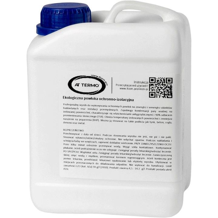 Vopsea termoizolanta AT Termo, 2L, Alb, Universal