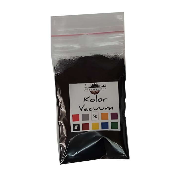 Vacuum Wood Resin gyantafesték, Kolor Vacuum, Fekete, famegmunkáló, 5 gr