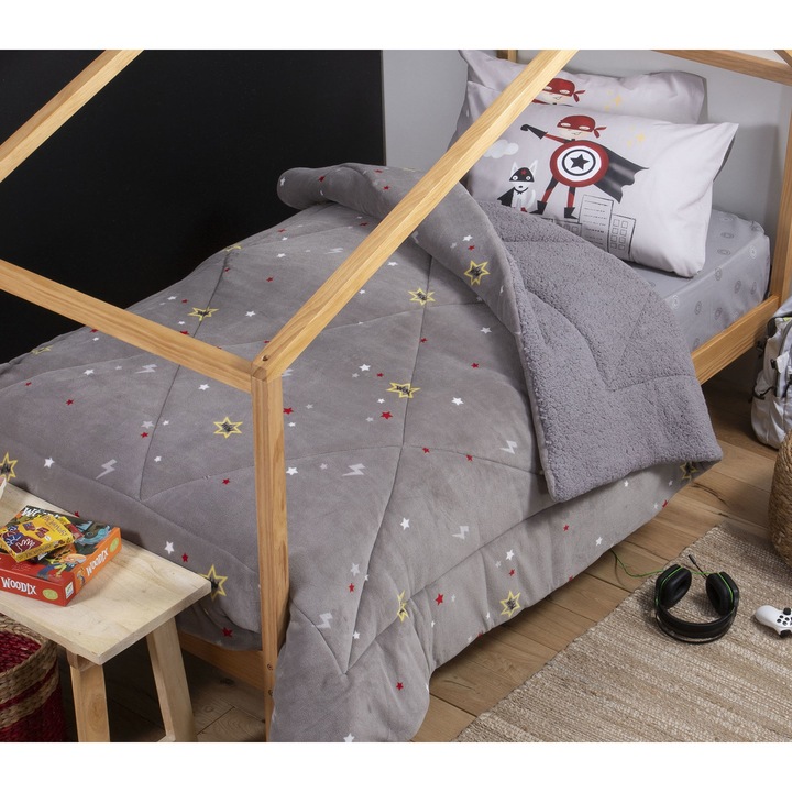 Pilota, Nef Nef, microfibra, 160 x 220 cm, gri