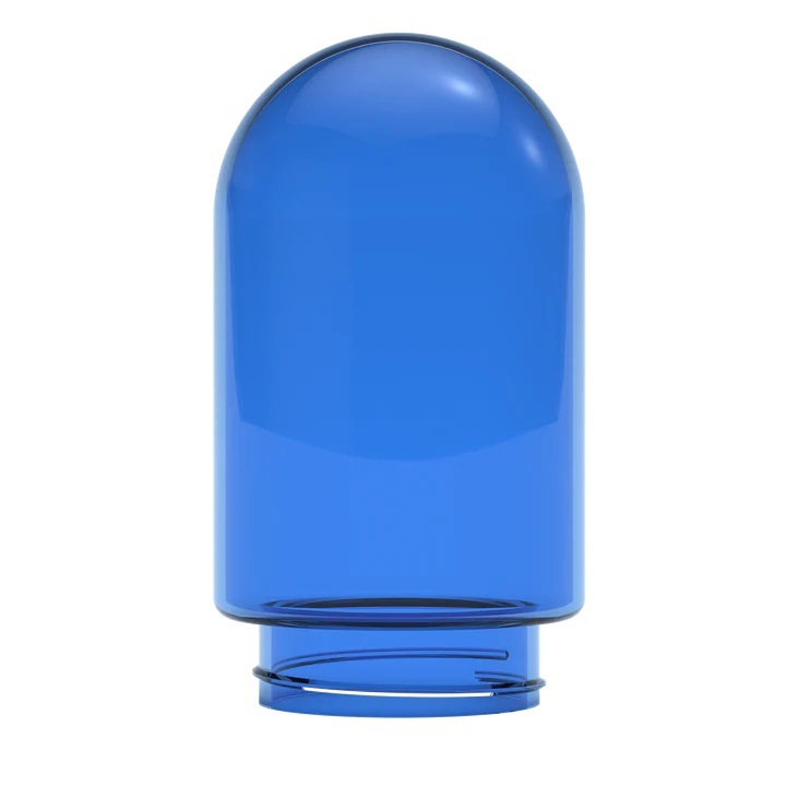 Glob de sticla pentru bongul Stundenglass, albastru