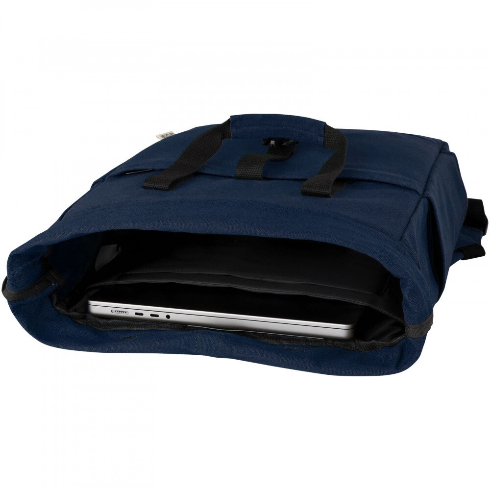 Rucsac laptop 15 inch, 2401E14730, Everestus, 32x56x12 cm, Bumbac, Albastru navy