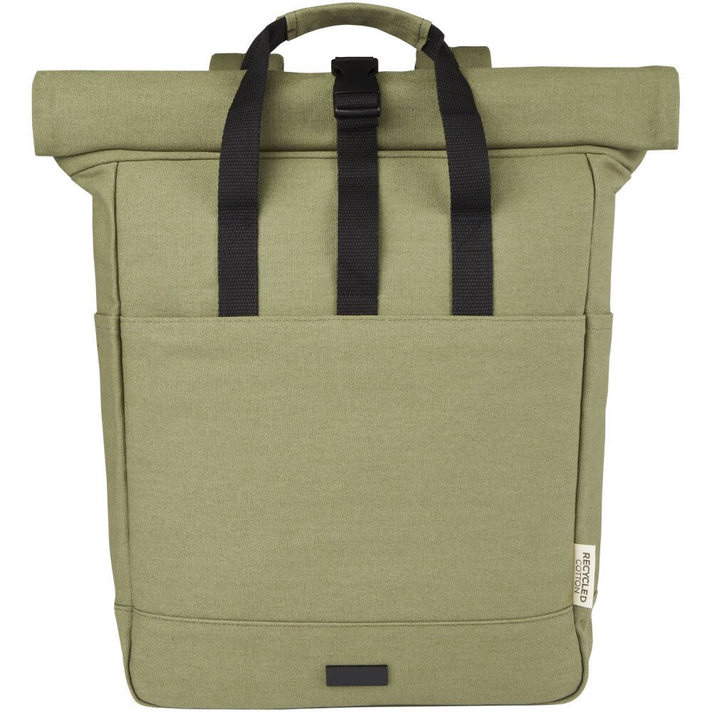 Rucsac laptop 15 inch, 2401E14731, Everestus, 32x56x12 cm, Bumbac, Verde olive