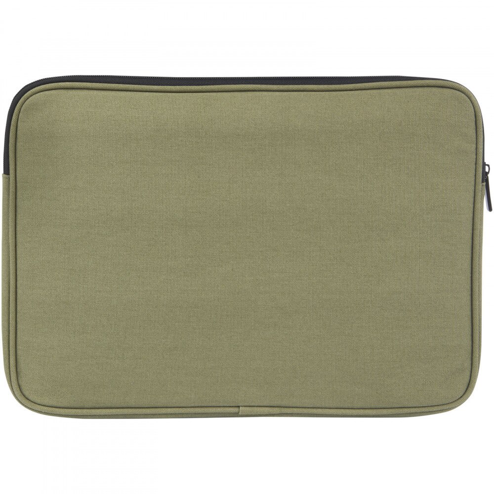 Husa laptop 14 inch, 2401E14727, Everestus, 38.5x26.5x2.5 cm, Bumbac, Verde olive