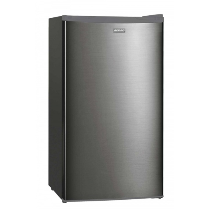 Combina frigorifica, MPM 112-CJ-32S/AA, 157 kWh/an, 80 L, Congelator superior, De sine statator, (E), Argintiu