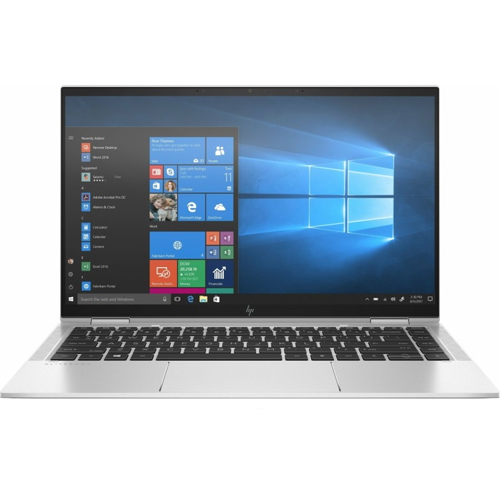 Лаптоп HP Elitebook X360 1040 G7 Ref, с Intel Core I7 10610U (1.8/ 4.9 GHz), 14" Touchscreen FHD, 16 GB RAM, 512GB SSD, Windows 11 Home, сребро