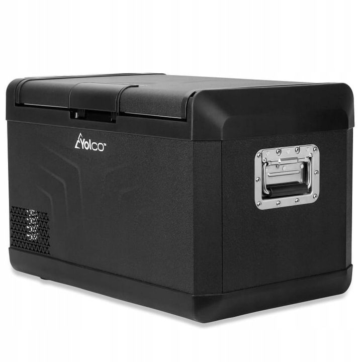 Преносим хладилник за кола с компресор 37L, 12-24-220V, 50W, Bluetooth, Yolco GCX37 Черен