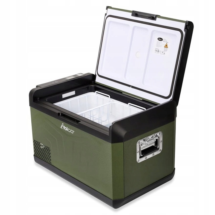 Преносим хладилник за кола с компресор 37L, 12-24-220V, 50W, Bluetooth, Yolco GCX37 Green