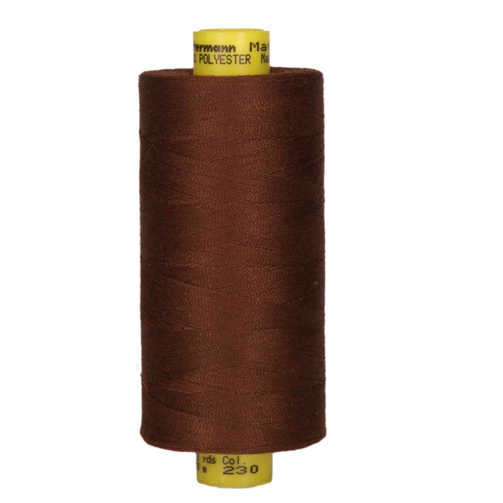 Ata de cusut Gutermann Mara 120 100% poliester 1000m Bordo 230