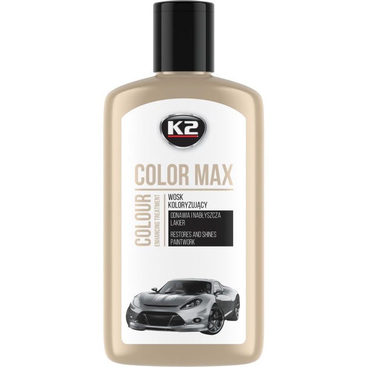 Вакса за кола COLOR MAX 250ml K2 Бяла - eMAG.bg