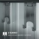 Magazie unelte Outsunny, cu 4 ferestre, otel, gri, 195x122x181.5cm