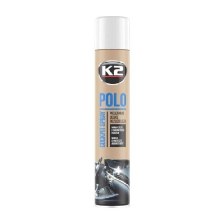 Szilikon spray Polo K2 Cockpit Spray, Parfüm Fresh, 750ml