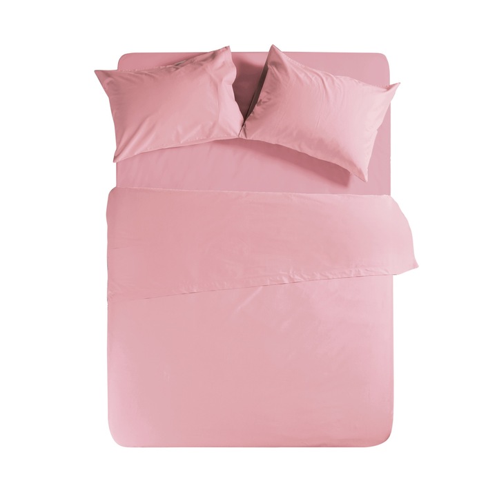 Set 2 Fete de Perna Nef Nef Basic, 100% Bumbac, 144TC, 52x72cm, Roz