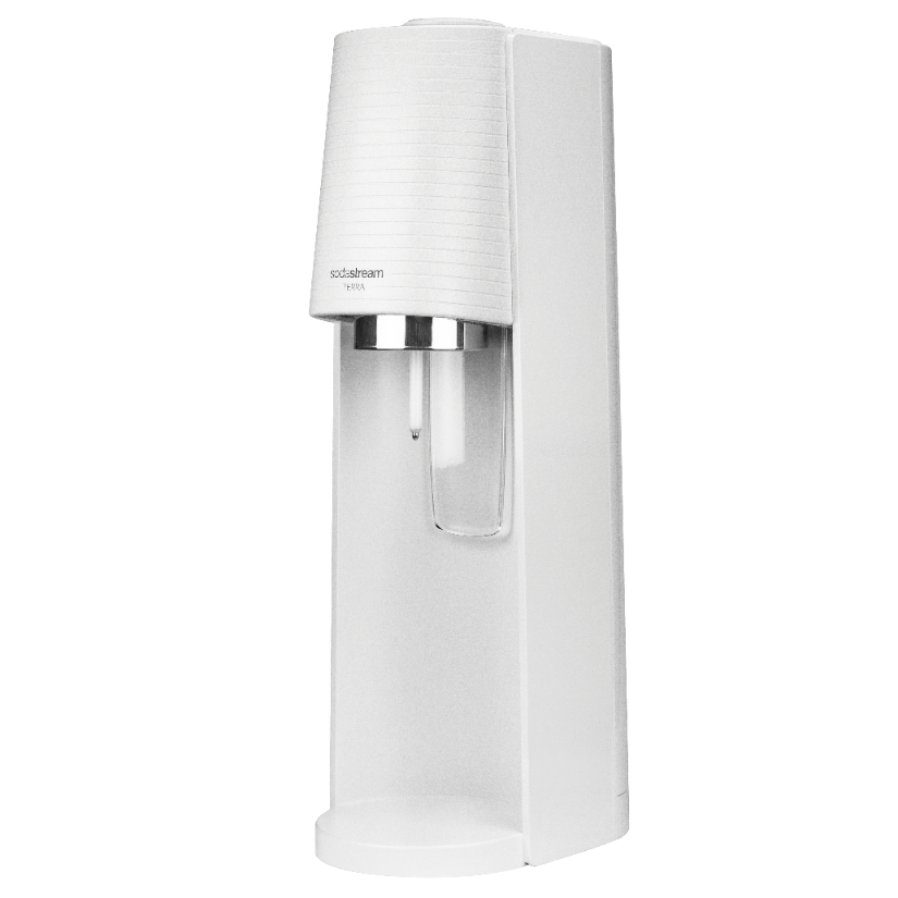 Pachet aparat pentru bauturi carbogazoase SodaStream Terra White +