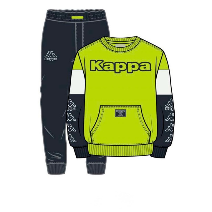 Kappa fiú tréningruha 8055T00122, Limezöld